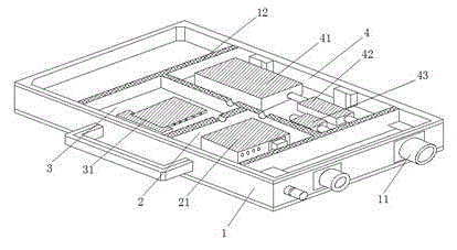 Radio frequency optical transceiver case having electromagnetic shielding function