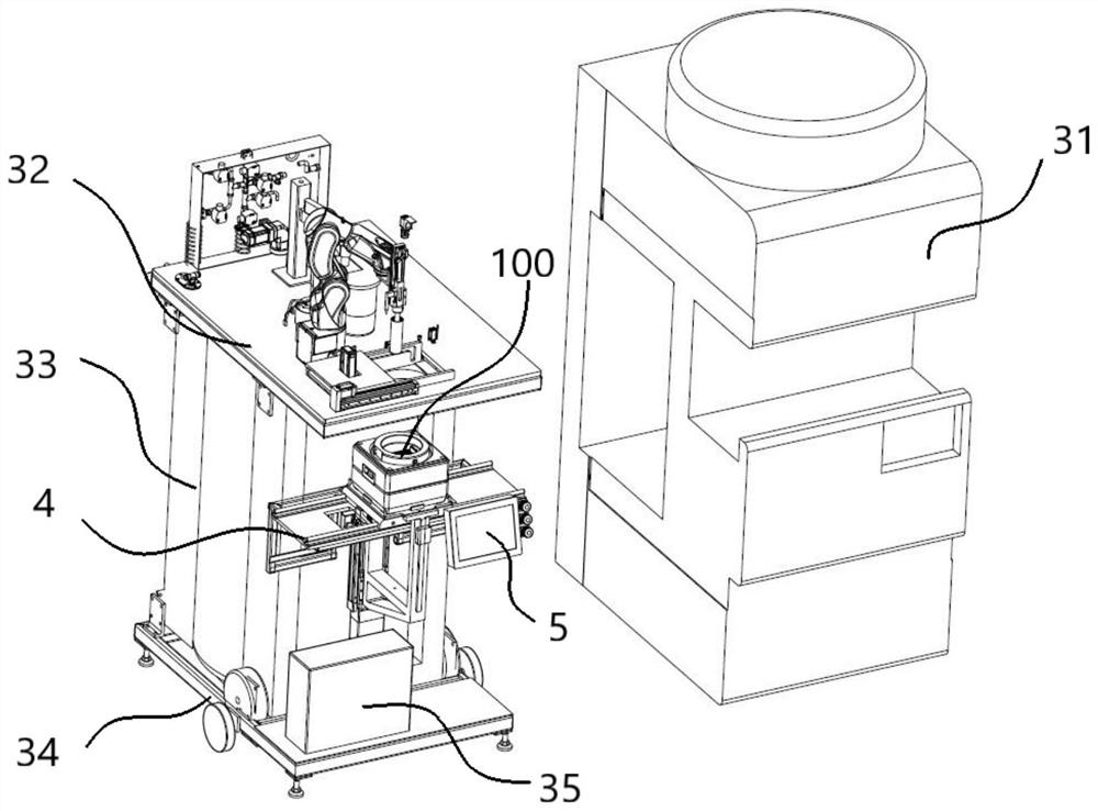 Portable sample storage equipment and storage method