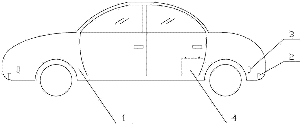 Vehicle flooding monitoring system and method