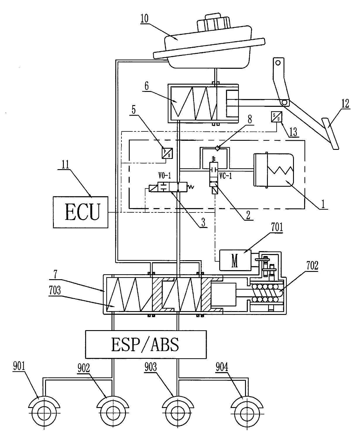 Pedal simulation device