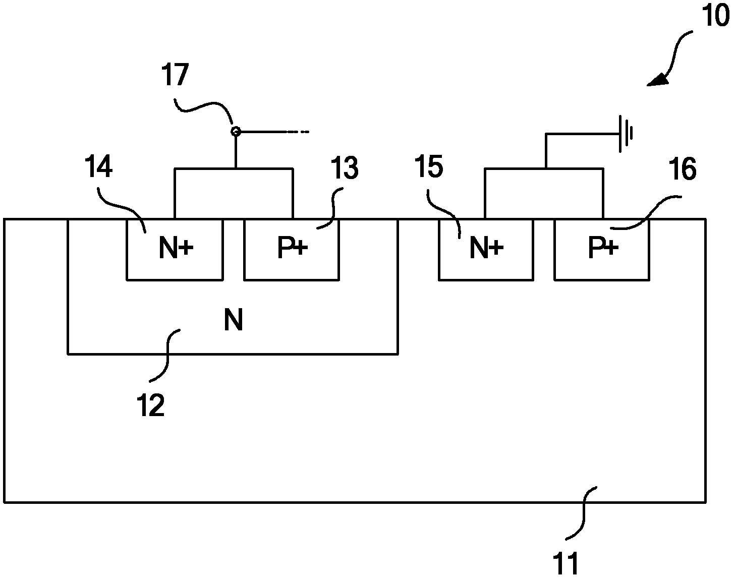 Electrostatic discharge protection device