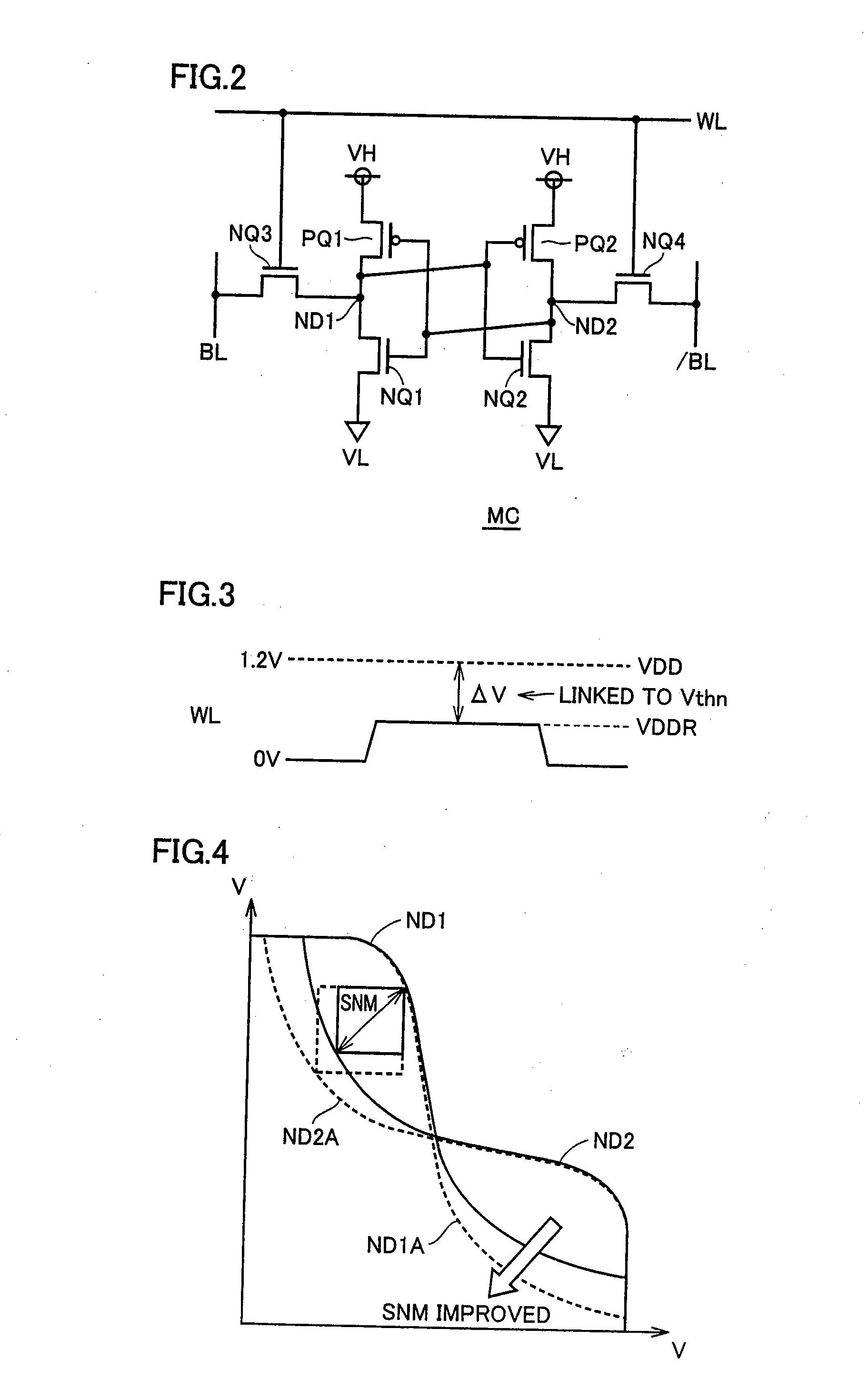 Semiconductor memory device comprising a plurality of static memory cells