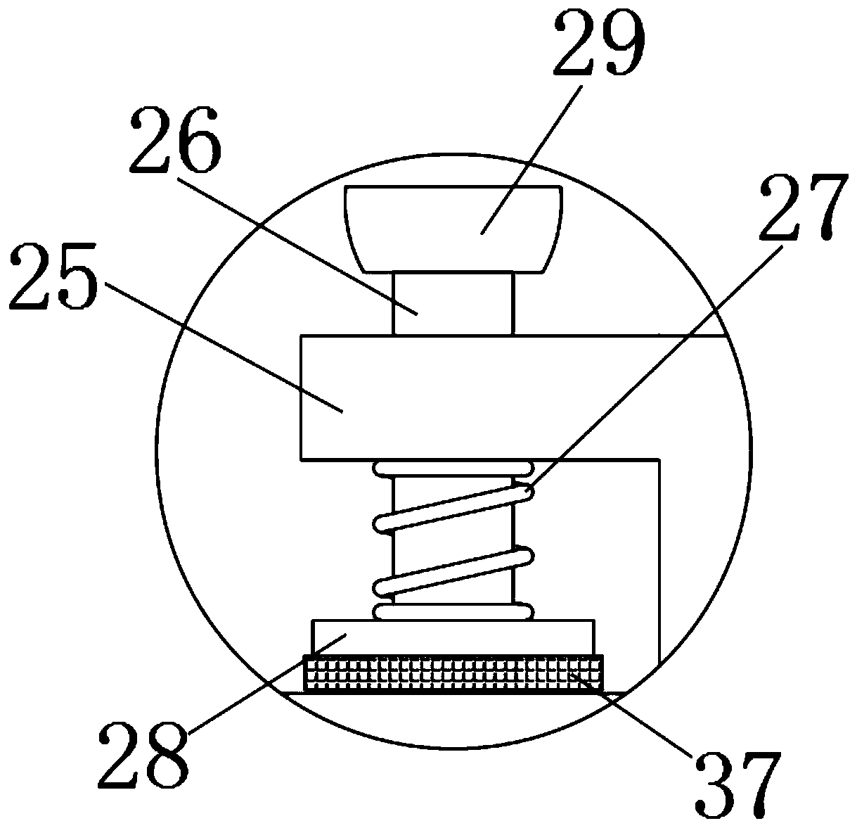 Skylight guide rail assembly detecting mold