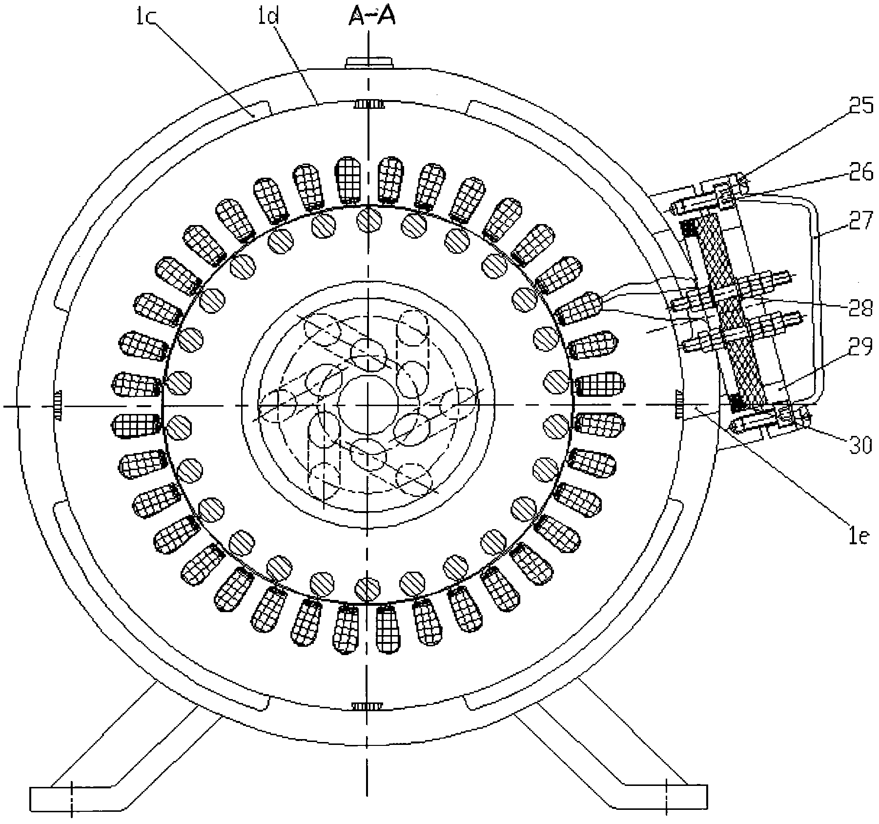 Hydraulic power unit including centrifugal pump and vane pump in motor