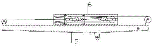 Historic building slanting timber frame tensioning jacking resetting device