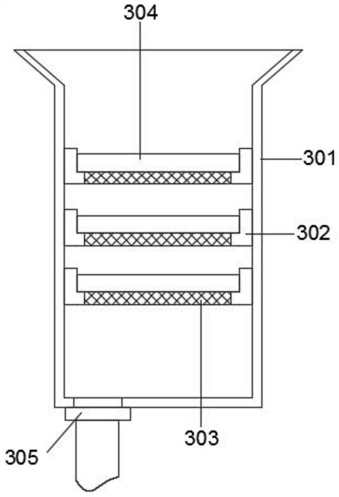 Kitchen lampblack collecting and purifying device for tourist hotels