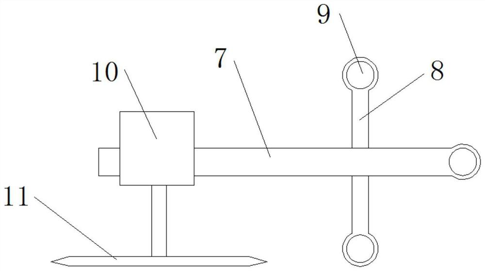 A mobile plastic pipe cutting device