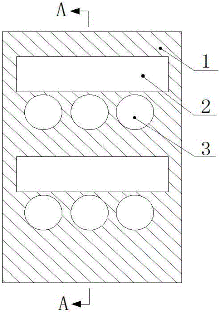 Nondestructive sampling method of cemented filling body