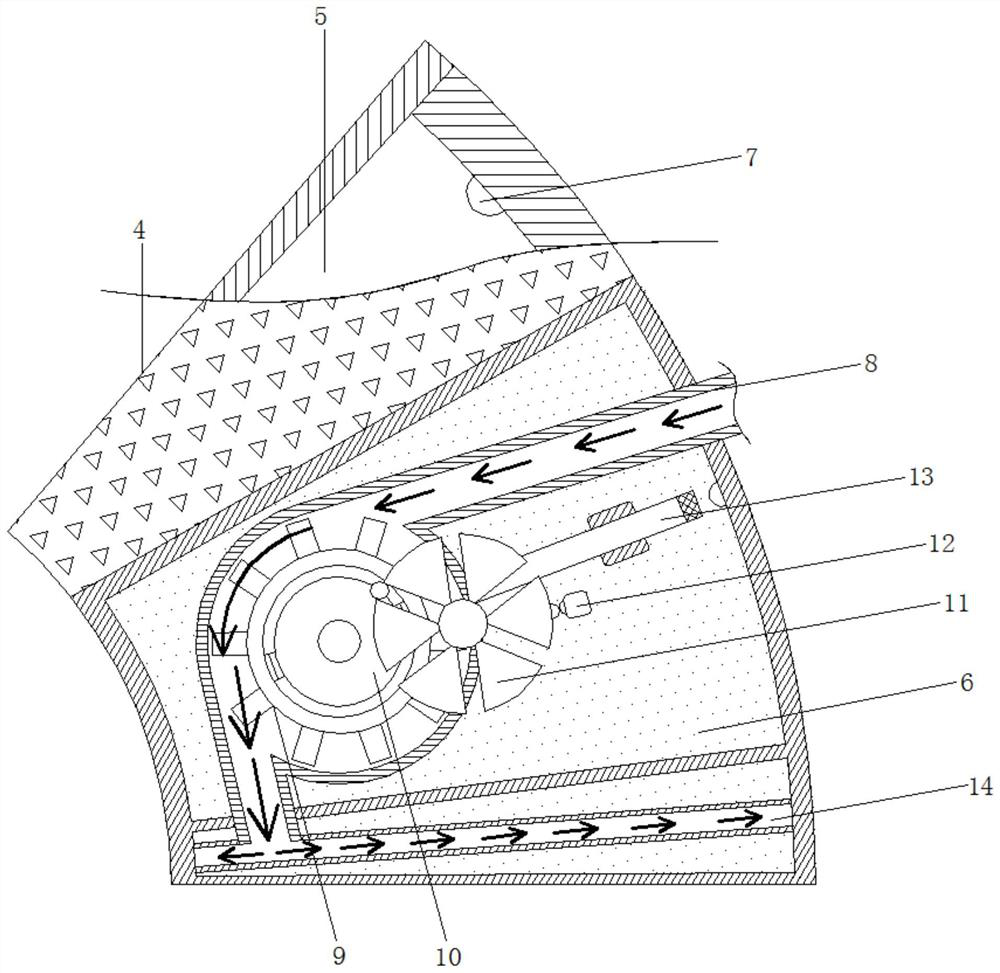 Automatic quenching and stopping device for surface quenching of metal mold