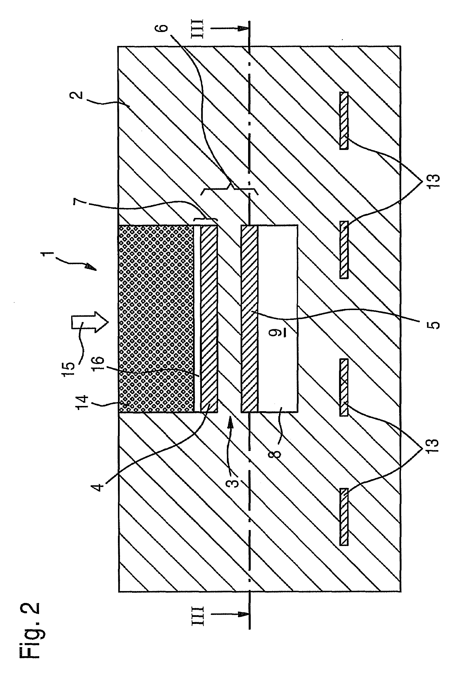 Solid-electrolyte gas sensor element, including a pump cell and a reference gas channel