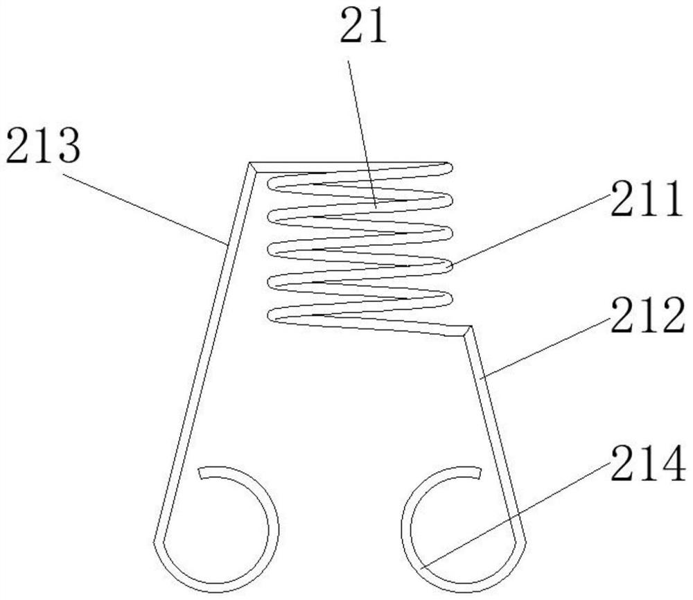 Anti-breaking and anti-corrosion wire clamp box based on triangle mechanical equilibrium principle