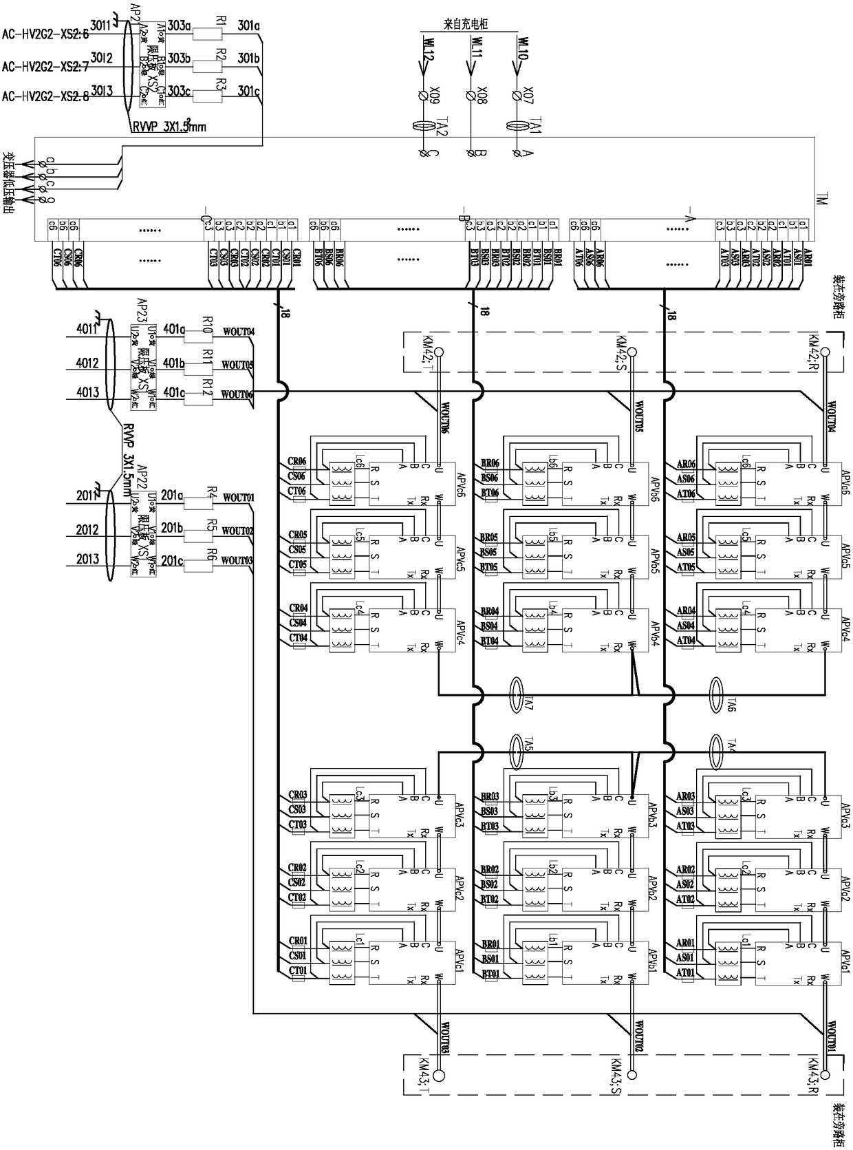 High-power synchronous machine variable-frequency speed regulation system for finishing rolling unit