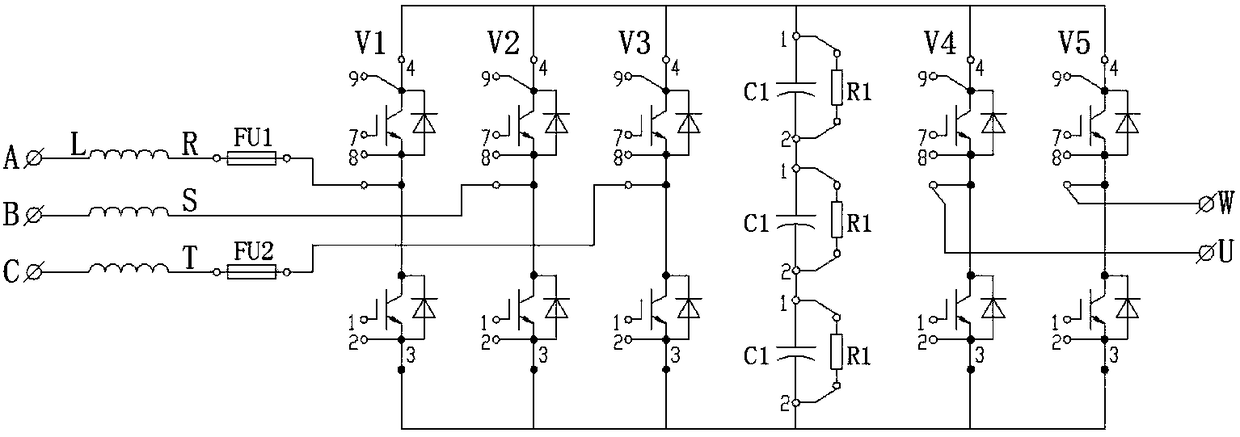 High-power synchronous machine variable-frequency speed regulation system for finishing rolling unit