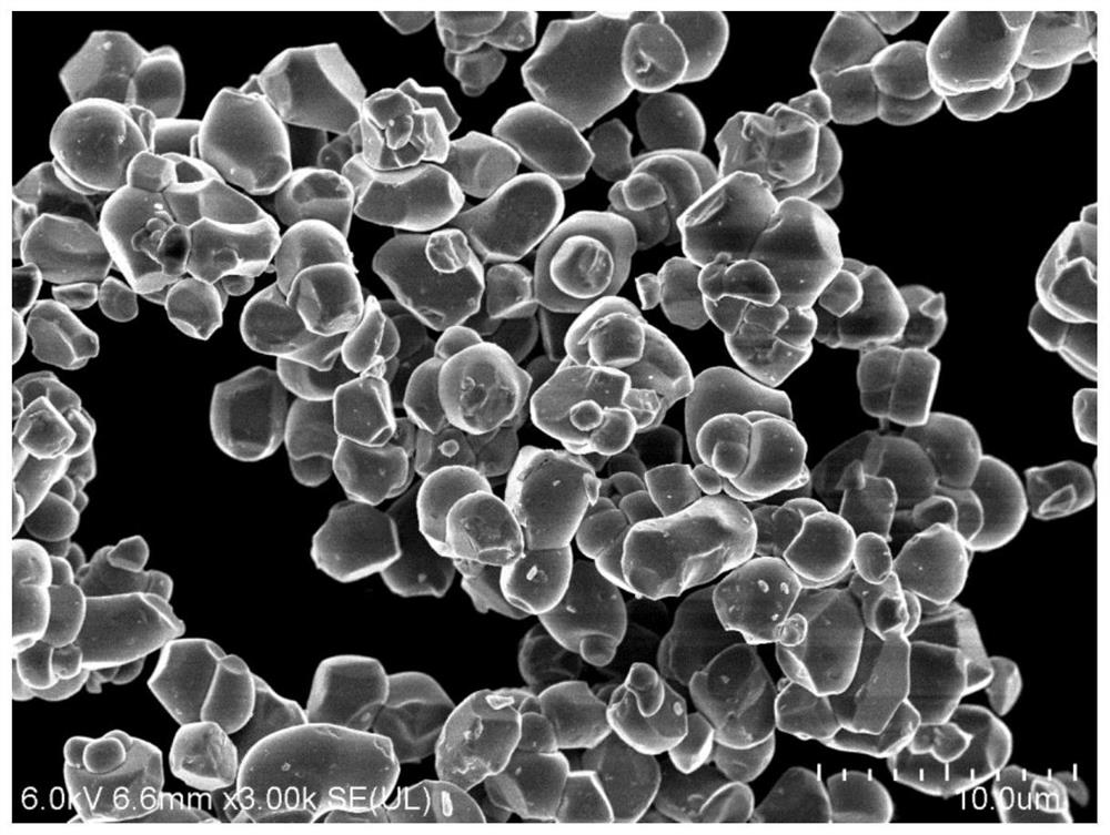 Preparation method of single-crystal nickel-cobalt-manganese ternary positive electrode material