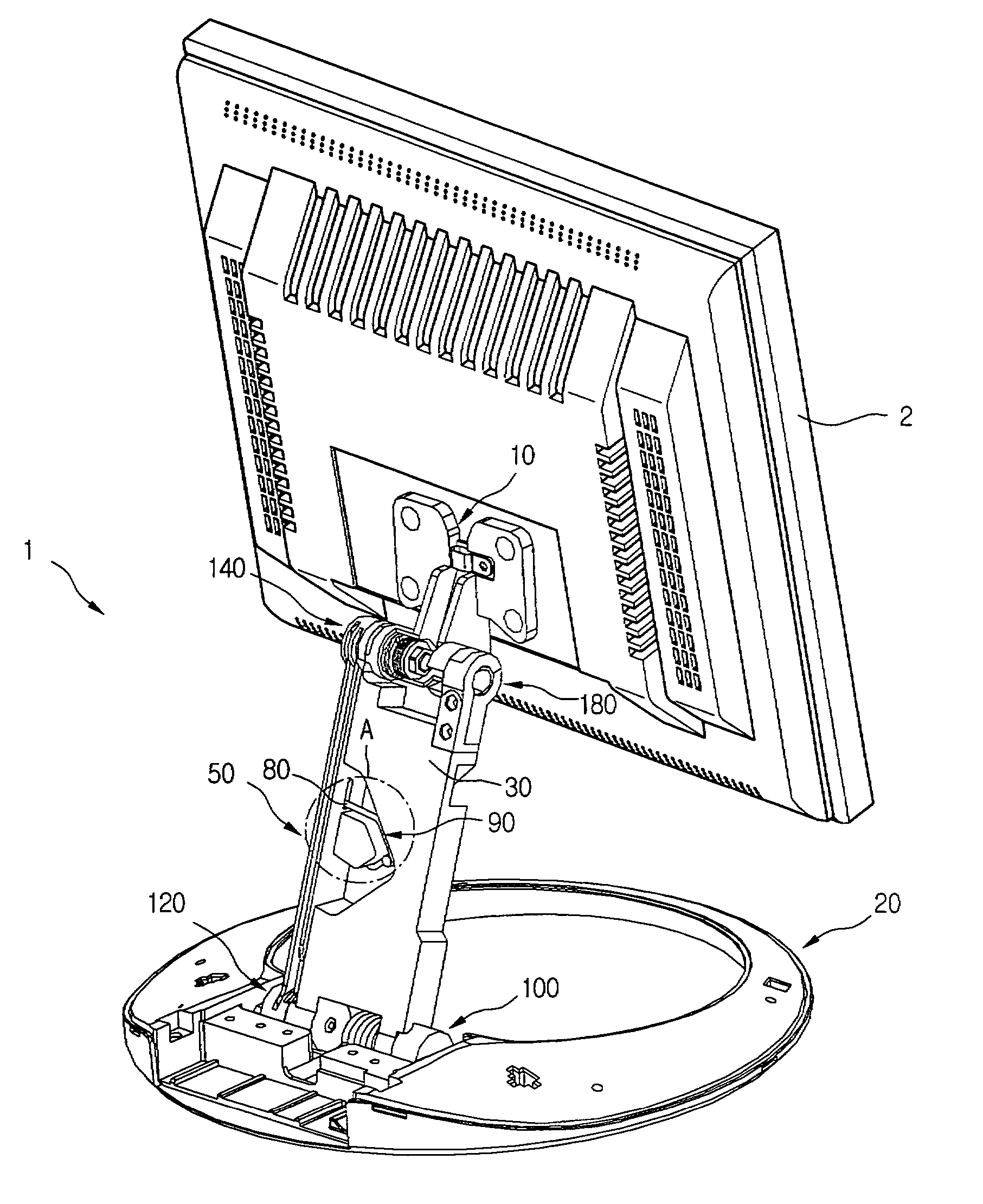 Stand for display device