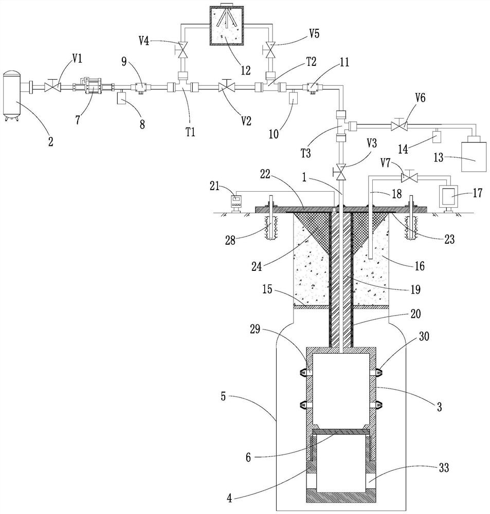 Carbon dioxide rock breaking device and method for open-pit mine