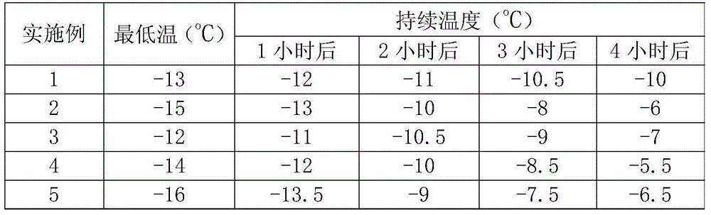 Durable chemical ice bag and preparation method thereof