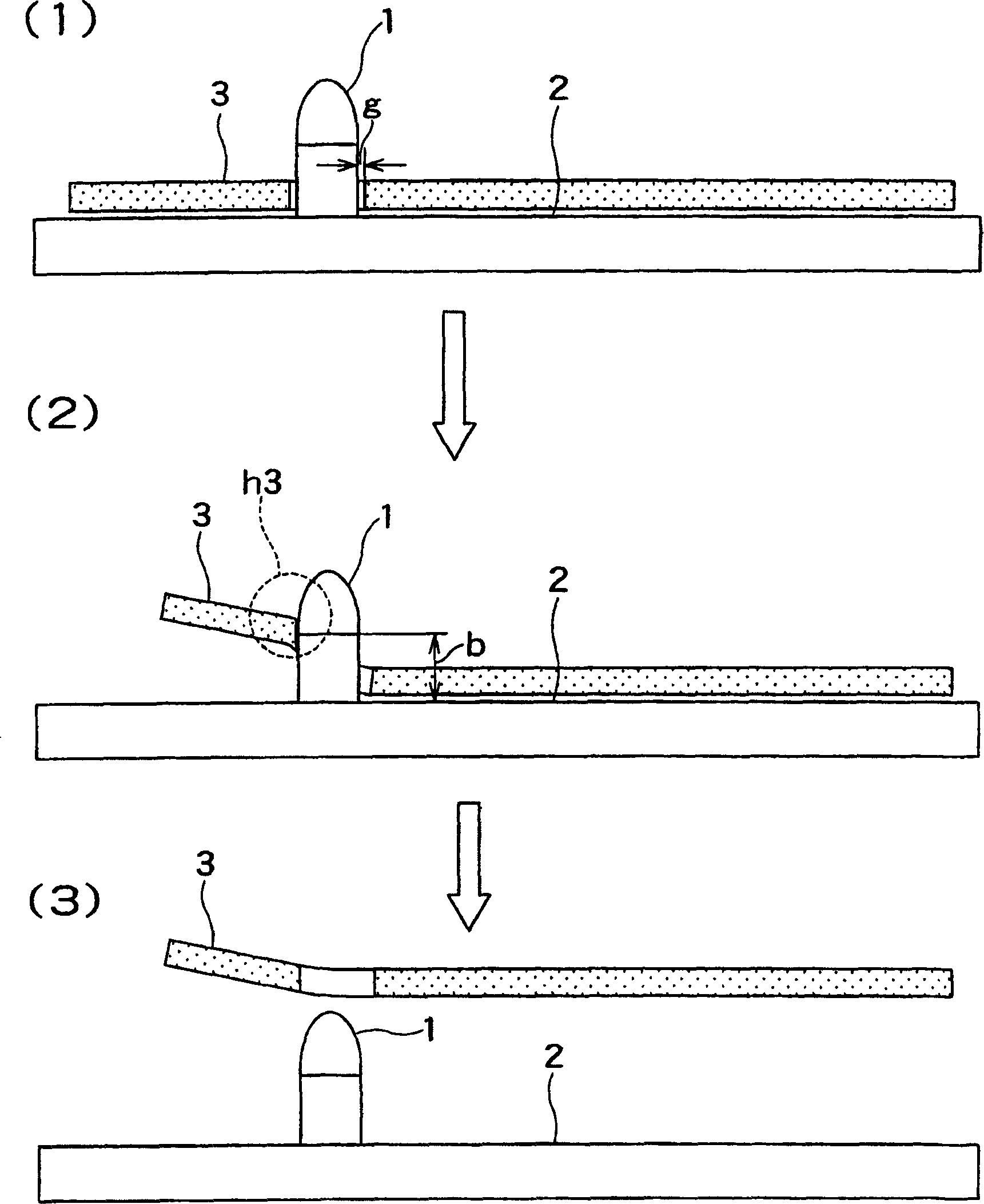 Flexible printed circuit board apposition method and guide pin