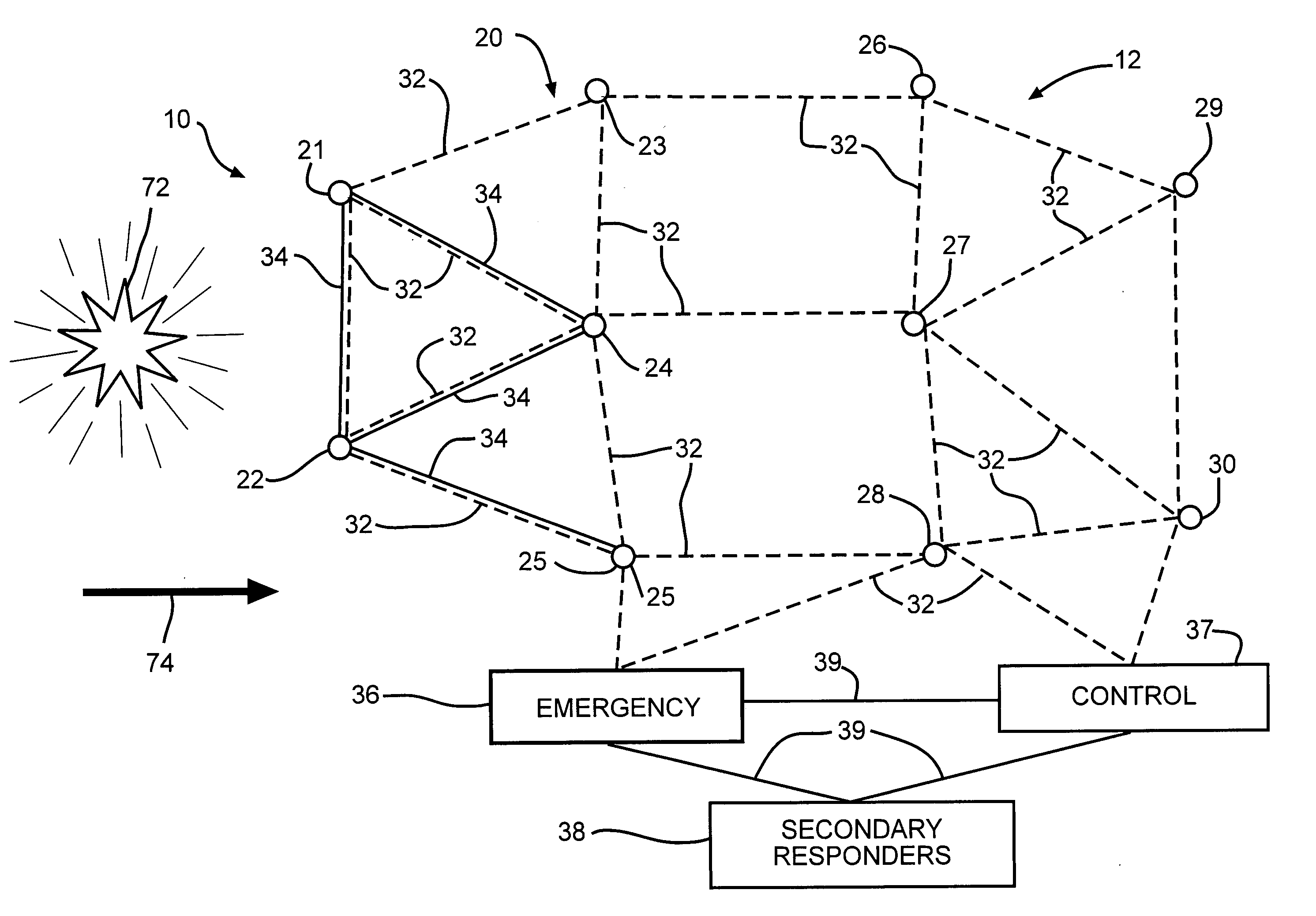 Method and system for monitoring environmental conditions