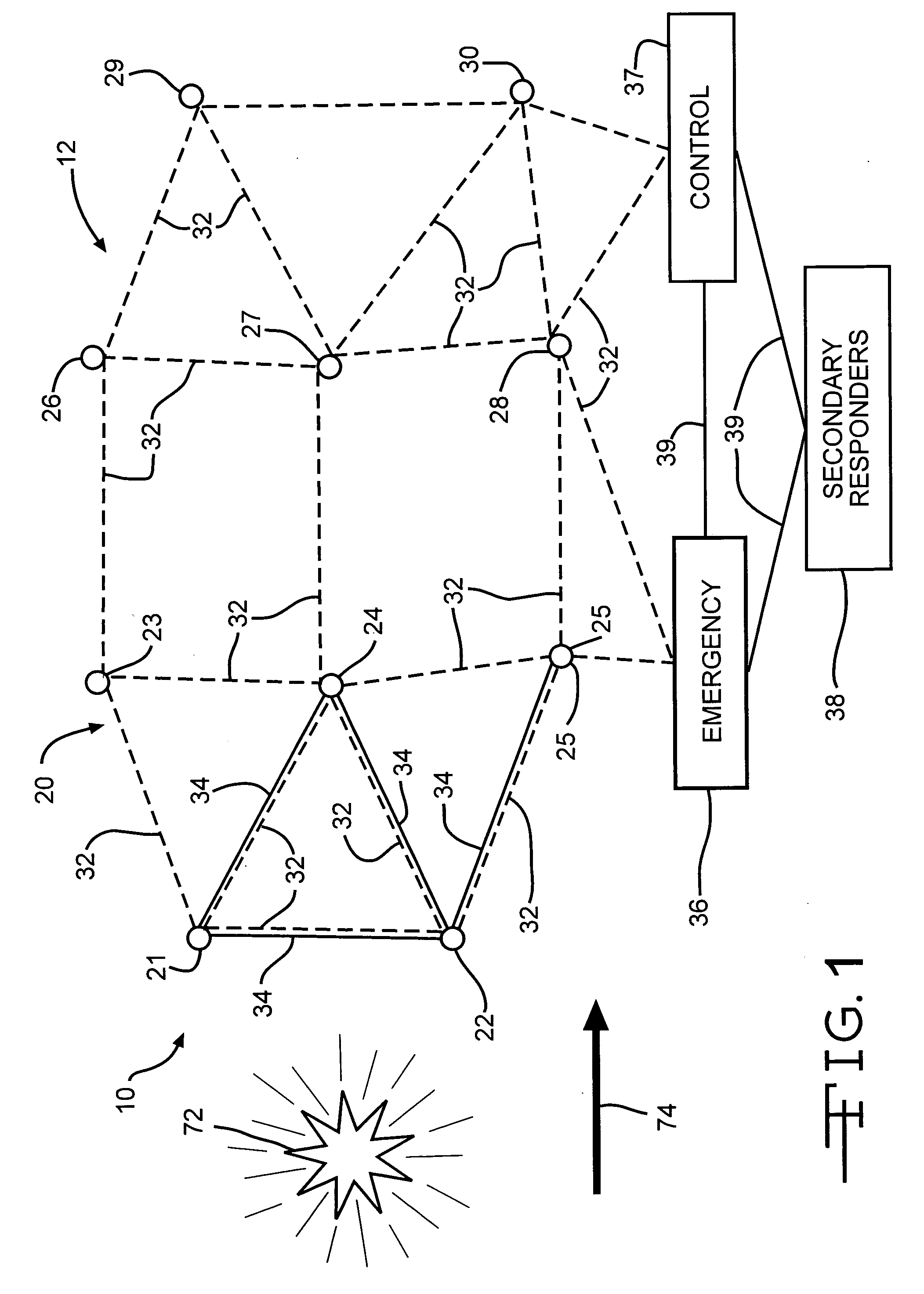 Method and system for monitoring environmental conditions