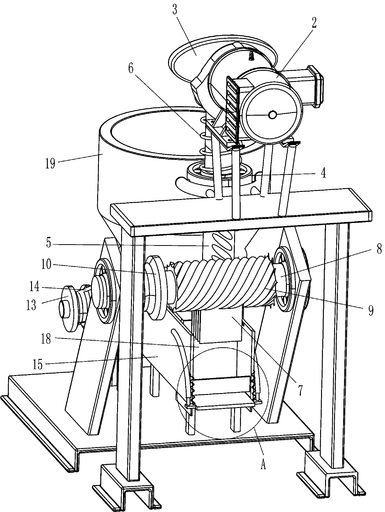 Slicing device for carambola pulp can production