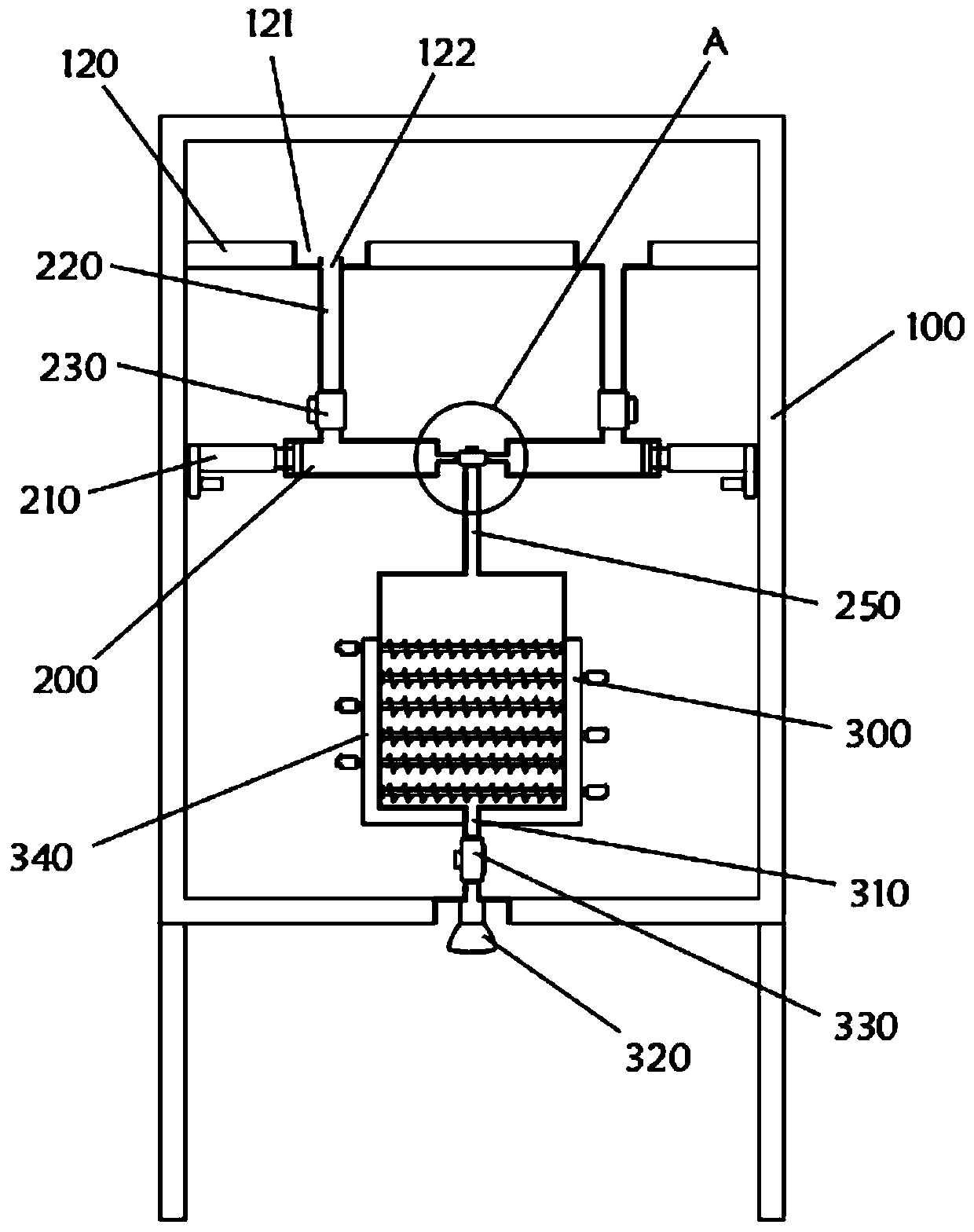 Full-automatic medicine mixing device