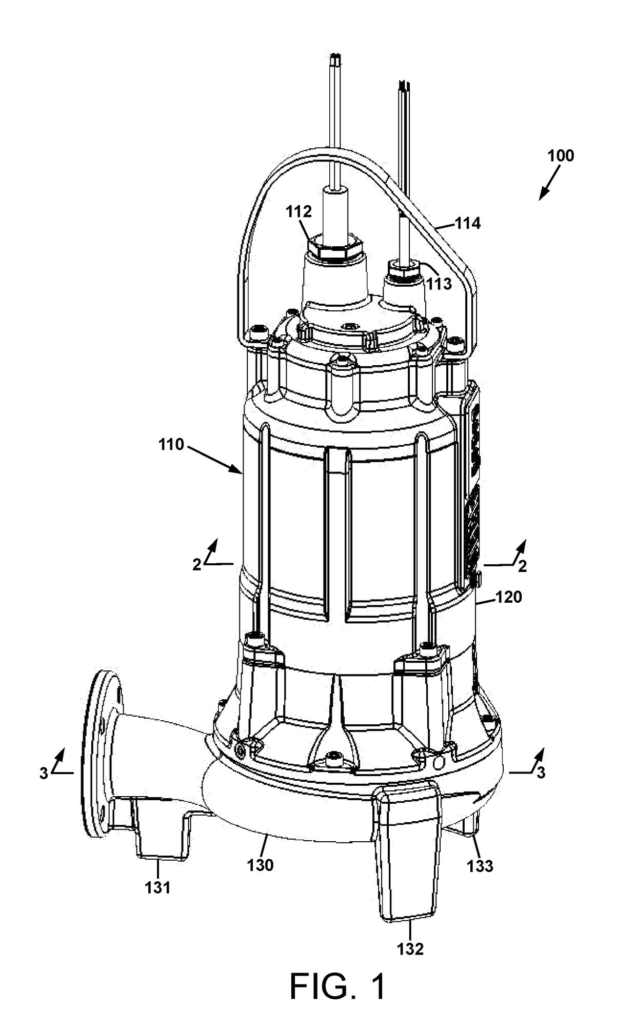 Grinder pump and cutting assembly thereof