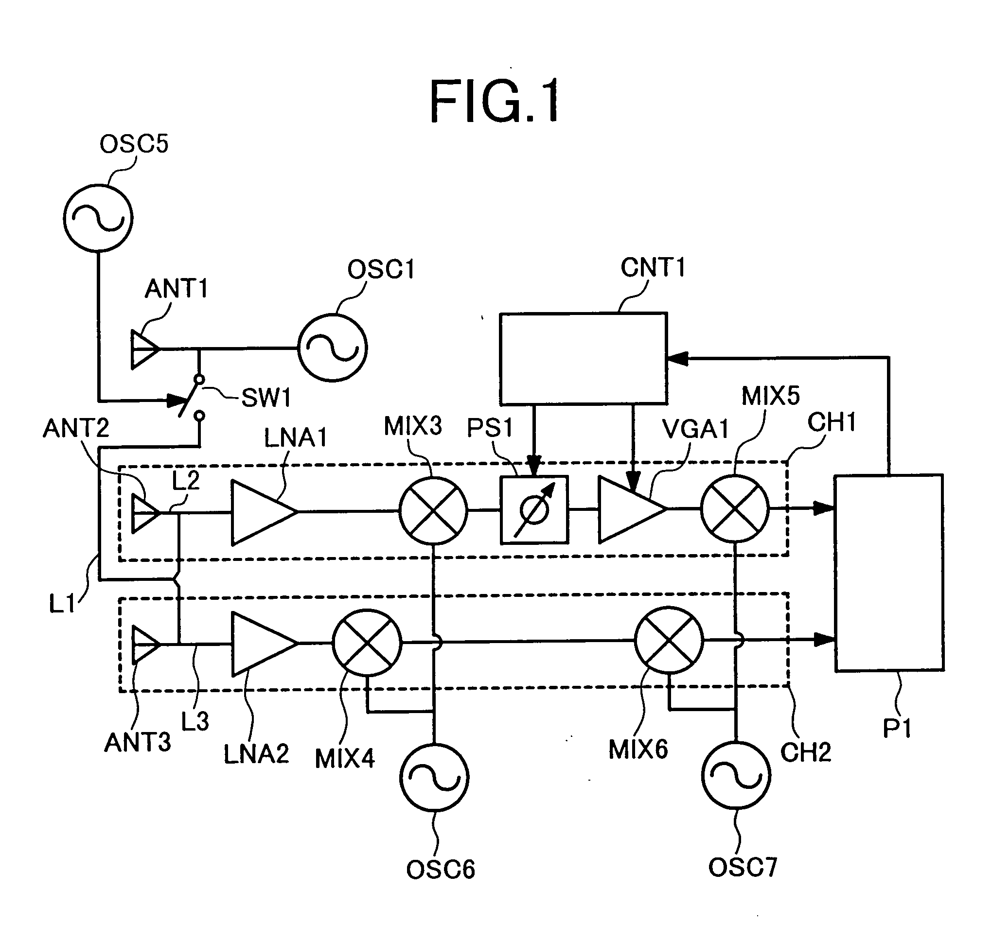 Monopulse radar system