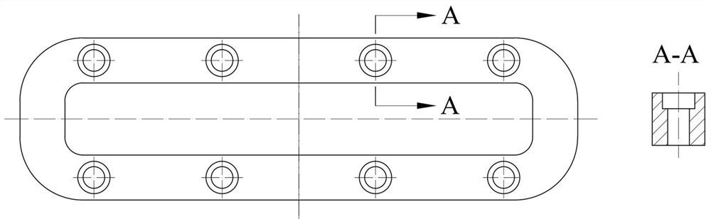 Design method of edge pressing device for drawing forming of continuous variable cross-section plate