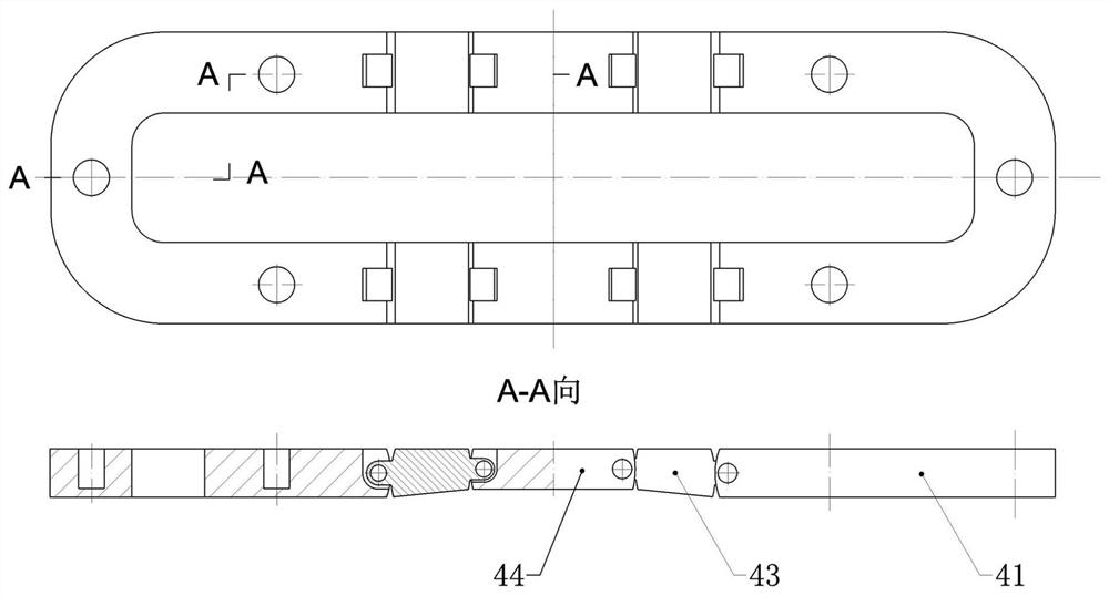 Design method of edge pressing device for drawing forming of continuous variable cross-section plate