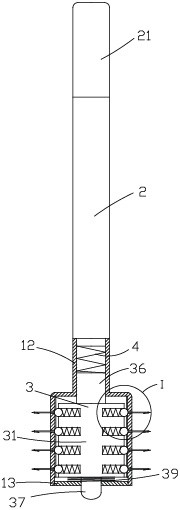 Pickup device for walnuts with green husks