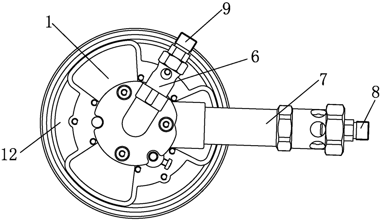 Lower air inlet gas burner for cooking appliance