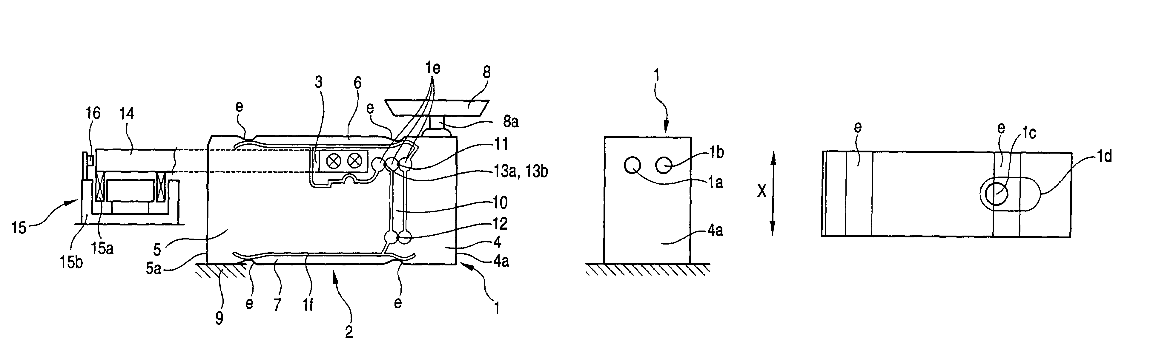 Electronic balance having a vibration reducing mechanism