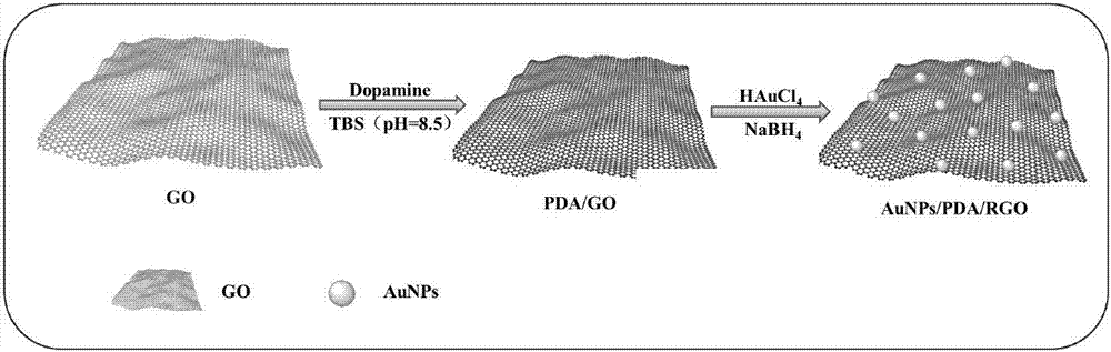 Nanocomposite material and preparing method and application thereof