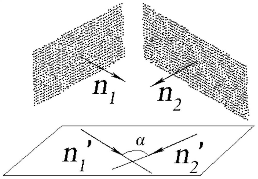 Internal and external corner measuring method and device, storage medium and processor