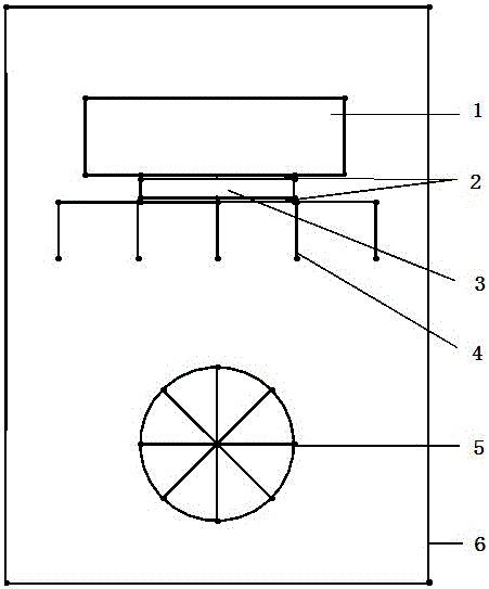 Heat dissipation device and heat dissipation method for a pulsed high-power laser