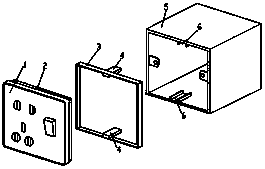 Mobile wall wiring structure