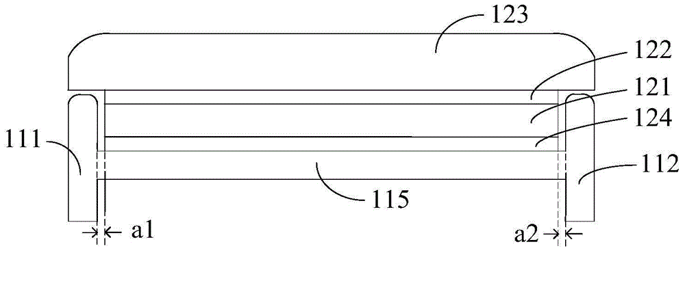 Mobile terminal display structure and mobile terminal