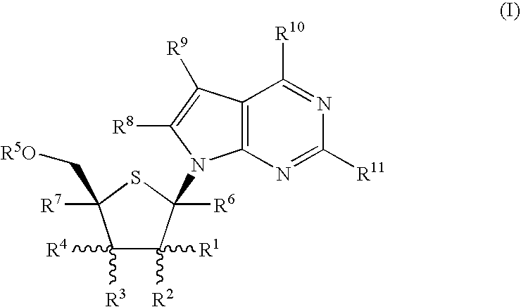 Thionucleoside derivatives as inhibitors of rna-dependent rna viral polymerase