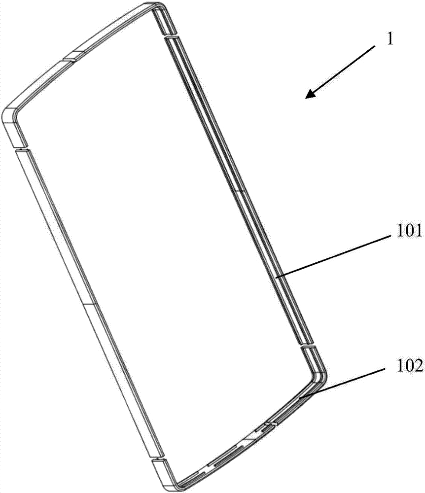 Middle frame manufacturing method and middle frame structure