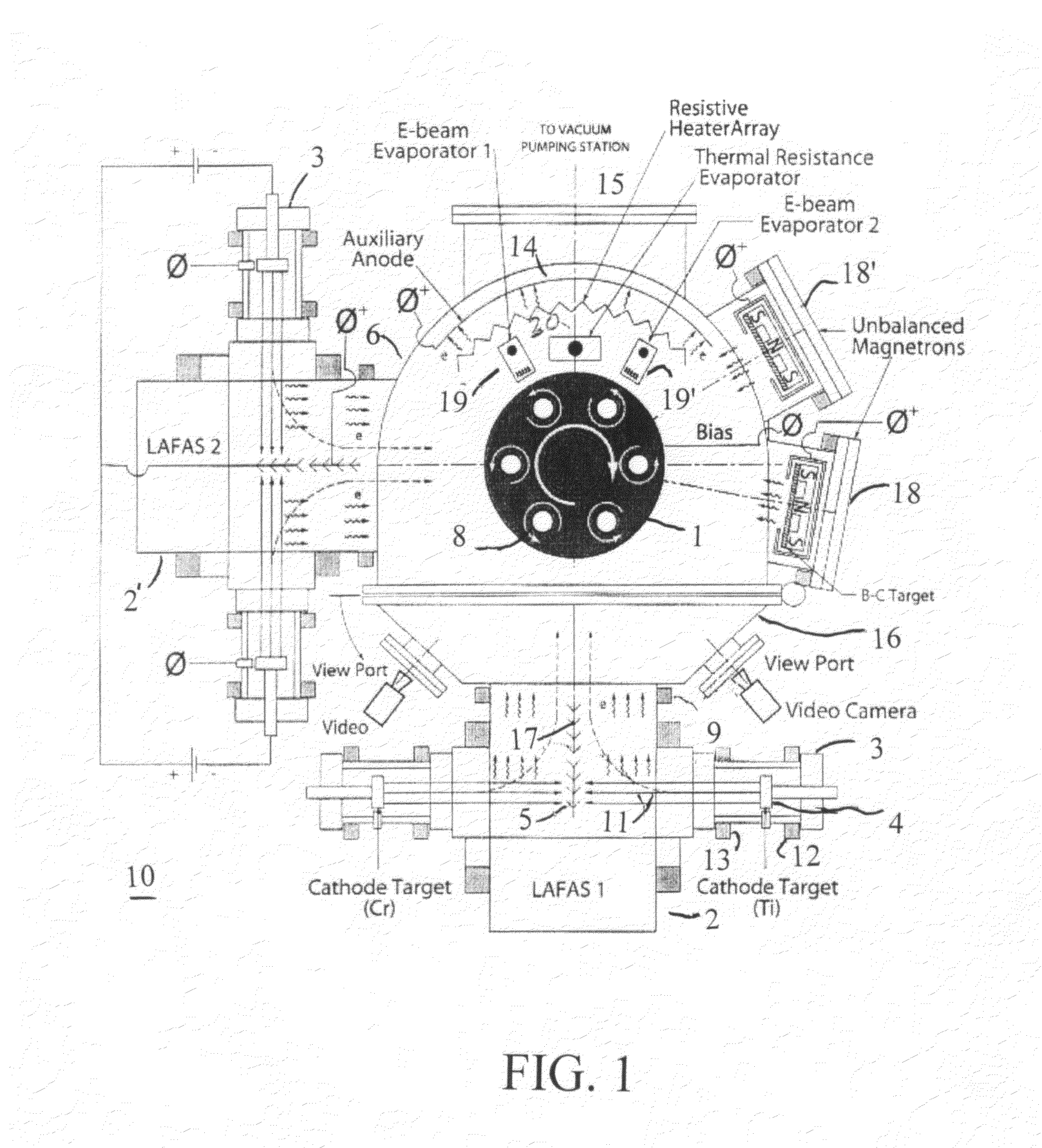 Wear resistant vapor deposited coating, method of coating deposition and applications therefor