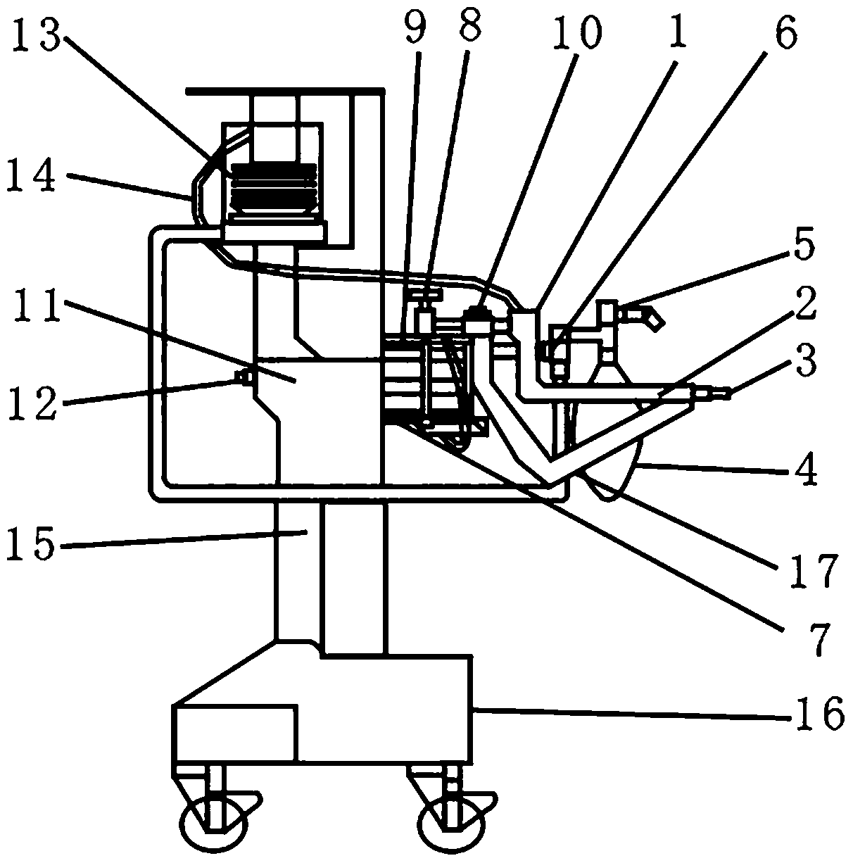 Kidney puncture sampling device