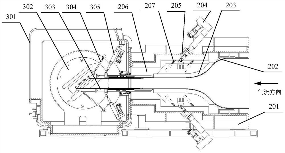 A Joint Adjustment Method of Nozzle and Test Section in Plane Cascade Subsonic Test Device