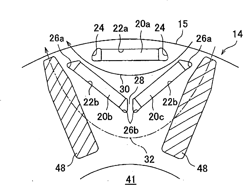 End plate, and rotor for rotary electric machine which employs the end plate