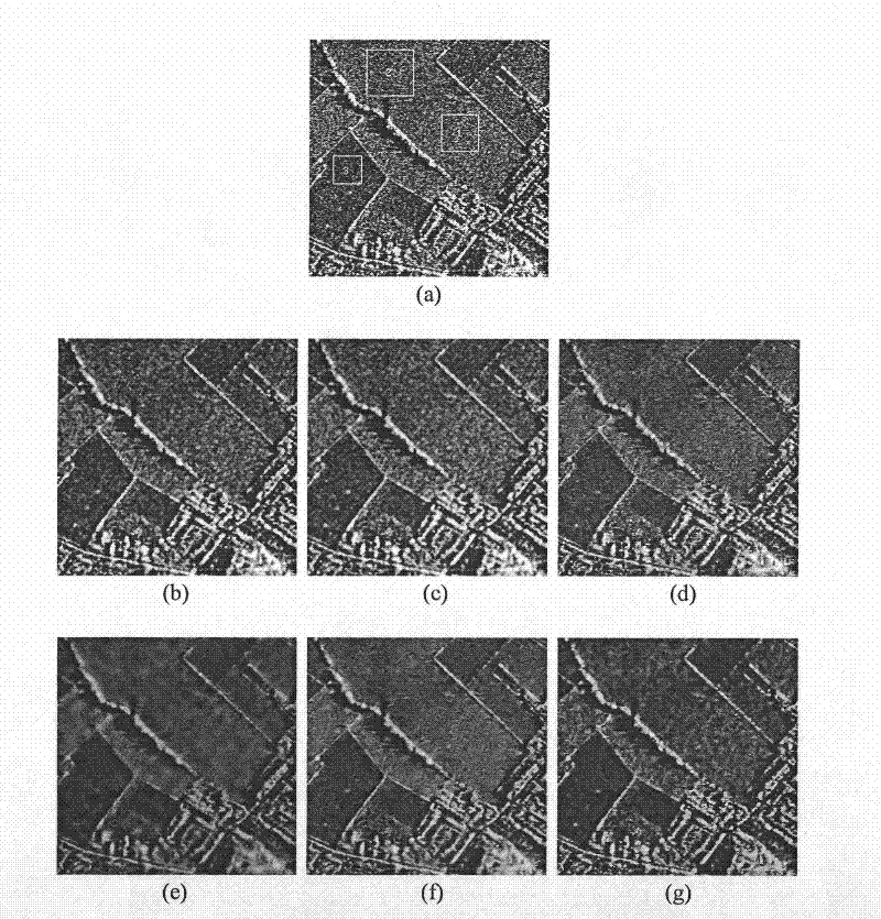 SAR image noise suppression method based on direction wave domain mixture Gaussian model