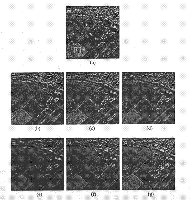 SAR image noise suppression method based on direction wave domain mixture Gaussian model