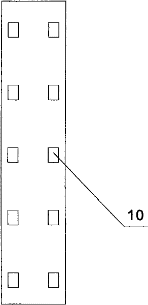 Pile sinking device and method for middle digging hydraulic method pre-stressed centrifugal pipe pile (square pile)