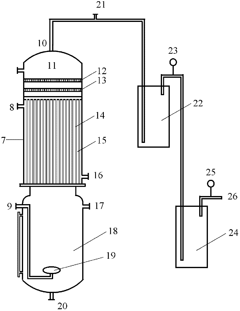 Device and method for treating waste water and preparing hydrogen simultaneously