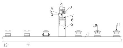 An environment-friendly aeration device for chemical sewage treatment