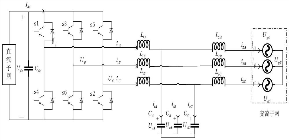 Method for suppressing direct current side voltage ripples of alternating current and direct current hybrid micro-grid